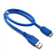 Кабель Extradigital USB 3.0 AM – Micro USB Тип B 0,5м